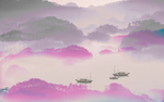 抽象山水