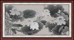 国画荷花