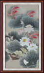 国画荷花