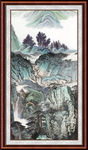 竖幅中国画