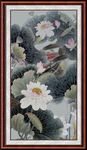 国画荷花