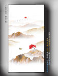 石材山水壁画 石材挂画