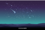 渐变的星空背景