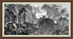 国画山水画