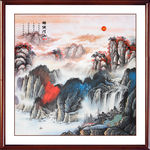 巨幅山水画