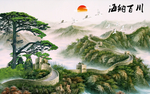 山水画国画山水画