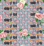 英文链条花