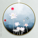 莲花图
