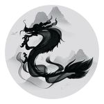 水墨龙