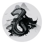 水墨龙