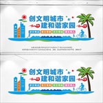 创文明城市文化墙