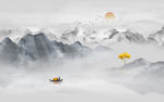 水墨山水画