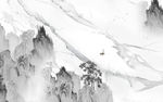 高清 爵士白 tif分层 山水