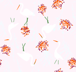 数码 印花 花朵 大牌 手绘花