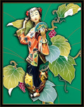 梳妆仕女装饰画