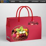 重阳节水果特产礼盒包装平面图
