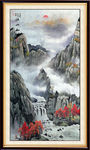 山水画国画山水画