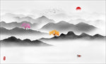 禅意山水画