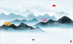 新中式山水画