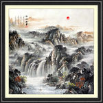 山水画国画山水画
