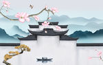 徽派热卖山水画 TIF分层