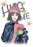 卡通牛仔女孩