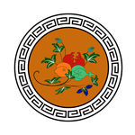 藏式圆圈花纹