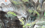水墨山水画
