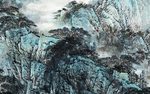 山水背景墙
