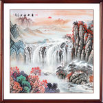 山水画国画山水画