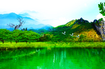 山水画 山水风景画