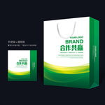 绿色手提袋 企业手提袋