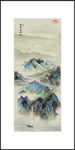 禅意山水背景墙