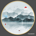 新中式山水画
