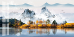水墨山水装饰画