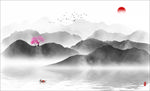 新中式山水画