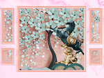 新中式背景墙
