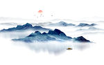 水墨山水画