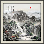 山水画国画山水画