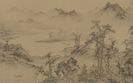 新中式背景墙