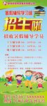 辅导班招生展架