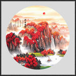 鸿运当头国画
