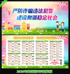 防诈骗宣传栏 防诈骗