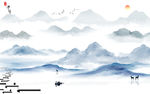 江南爆款新山水画 TIF分层
