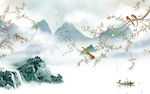 简约热销新山水画 TIF分层