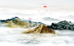 水墨山水画