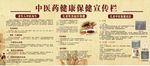 中医药保健宣传栏