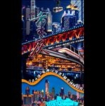 重庆夜游长图