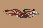 敦煌壁画献花飞天矢量图