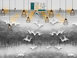 北欧背景墙
